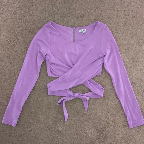 Lavender Crop Top - Picture 4 of 7